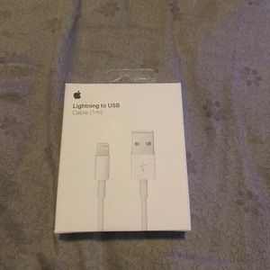 Apple Lightning to USB charger cord 3ft (1m)